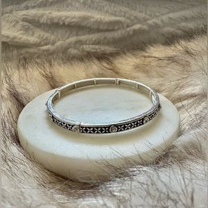 Silver Elastic Bracelet